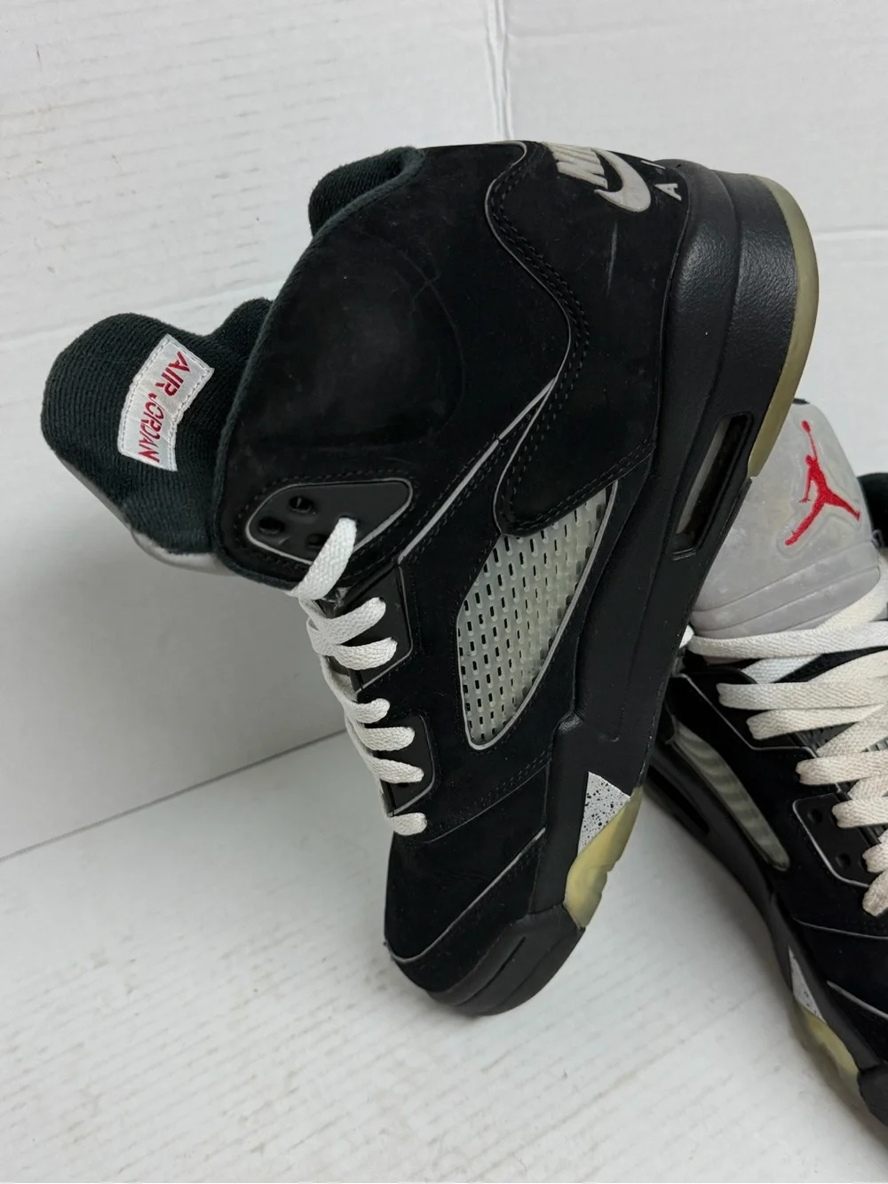 Air Jordan 5 Retro OG 'Black Metallic Reimagined' HF3975-001 Men’s Size 9